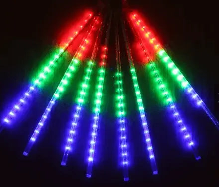 Meteor Shower Rain LED Fairy Lights - Multi-Colour