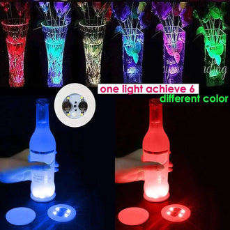 LED Coaster Lights / Wine Bottle Base Stickers