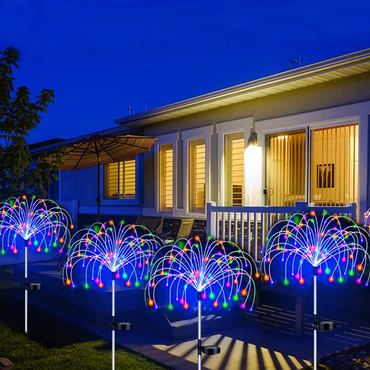 LED Fireworks Fairy Lights - Sonkragaangedrewe - 200 LED