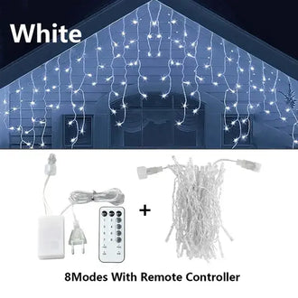 Icicle String LED Fairy Lights - AC Powered - 10m