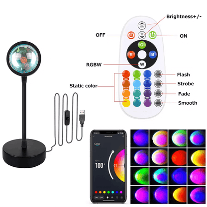 Smart Sunset Projector Lamp LED Night Light