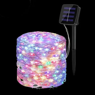 LED Outdoor Solar String Lights - 12m, 100 LED