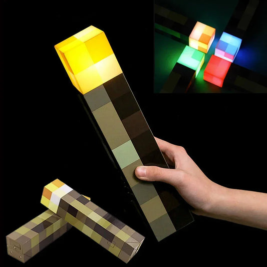 Minecraft Brownstone LED Night Light Torch