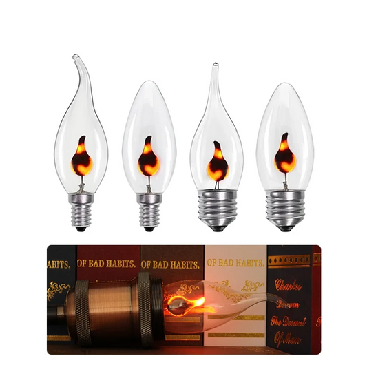 LED Candle Light Bulb - Flickering Flame