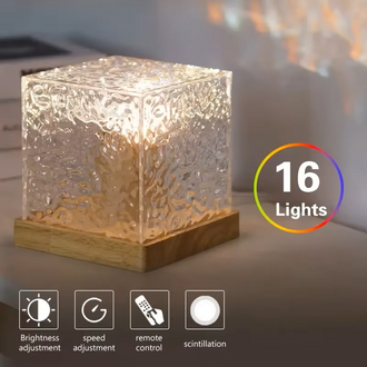 Ocean Wave Water Aurora Lamp Cube