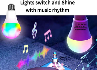 LED Smart Colour Changing Bulb - RGB - Bluetooth Controlled - 15W