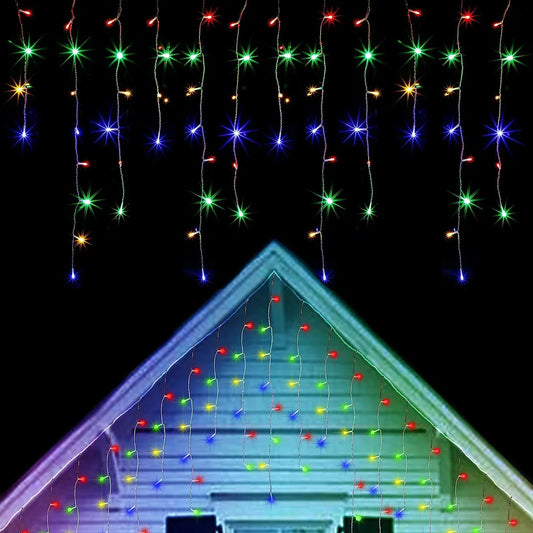 Icicle String LED Fairy Lights - AC Powered - 10m