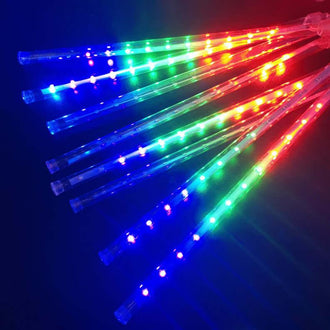 Meteor Shower Rain LED Fairy Lights - AC, 30cm, 8 Tubes