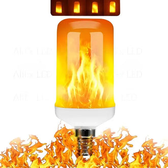 Simulated Flame LED Light Effect Bulb - 9W